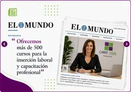 Ofrecemos más de 500 cursos para la inserción laboral y capacitación profesional