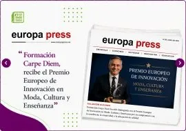 Formación Carpe Diem, recibe el Premio Europeo de Innovación en Moda, Cultura y Enseñanza