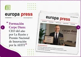 Formación Carpe Diem: CEO del año por La Razón y Premio Nacional de Innovación por la AEITI