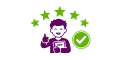 <b>92%</b> de satisfacción del alumno