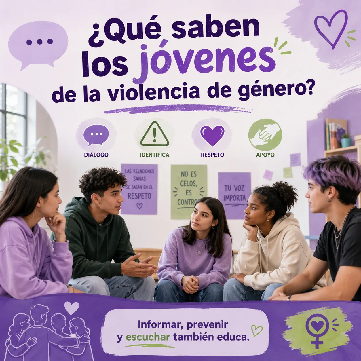 ¿Qué saben los jóvenes de la violencia de género?