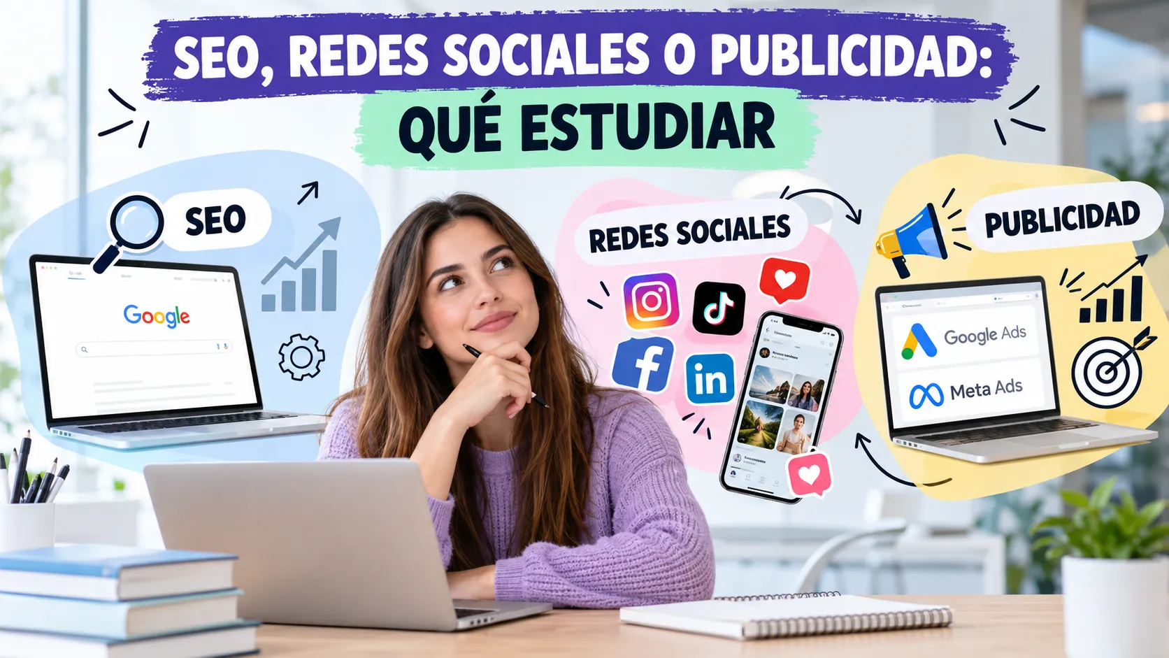 SEO, REDES SOCIALES O PUBLICIDAD: QUÉ ESTUDIAR