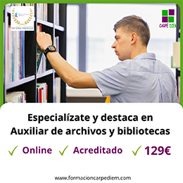 Curso Auxiliar de archivos y bibliotecas