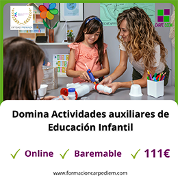 Curso Actividades auxiliares de Educación Infantil