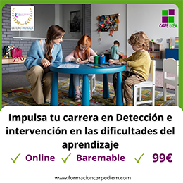 Curso Detección e intervención en las dificultades del aprendizaje
