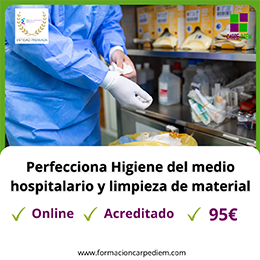 Curso Higiene del medio hospitalario y limpieza de material