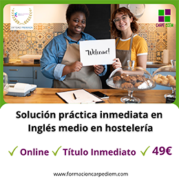 Curso Inglés medio en hostelería