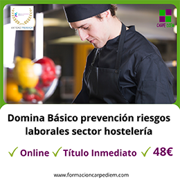 Curso Básico de prevención de riesgos laborales para el sector hostelería