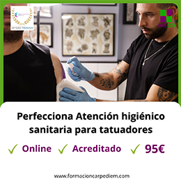 Curso Atención higiénico sanitaria para tatuadores