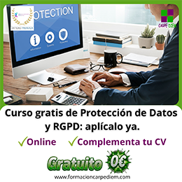 Curso Protección de datos curso gratis