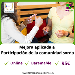Curso Participación de la comunidad sorda