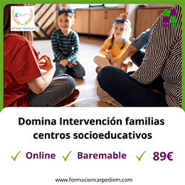 Curso Intervención con familias desde los centros socioeducativos