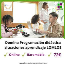 Curso Programación didáctica y situaciones de aprendizaje desde la LOMLOE