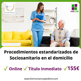 Curso Sociosanitario en el domicilio