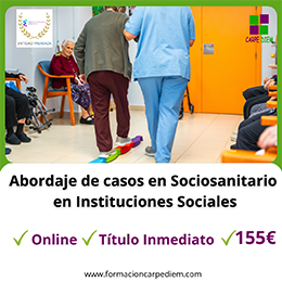 Curso Sociosanitario en Instituciones Sociales