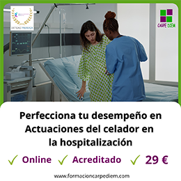 Curso Actuaciones del celador en la hospitalización