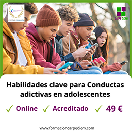 Curso Conductas adictivas en adolescentes