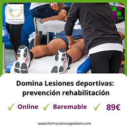 Curso Lesiones deportivas: prevención y rehabilitación