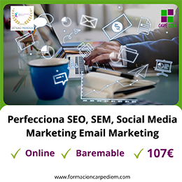 Curso SEO, SEM, Social Media Marketing y Email Marketing