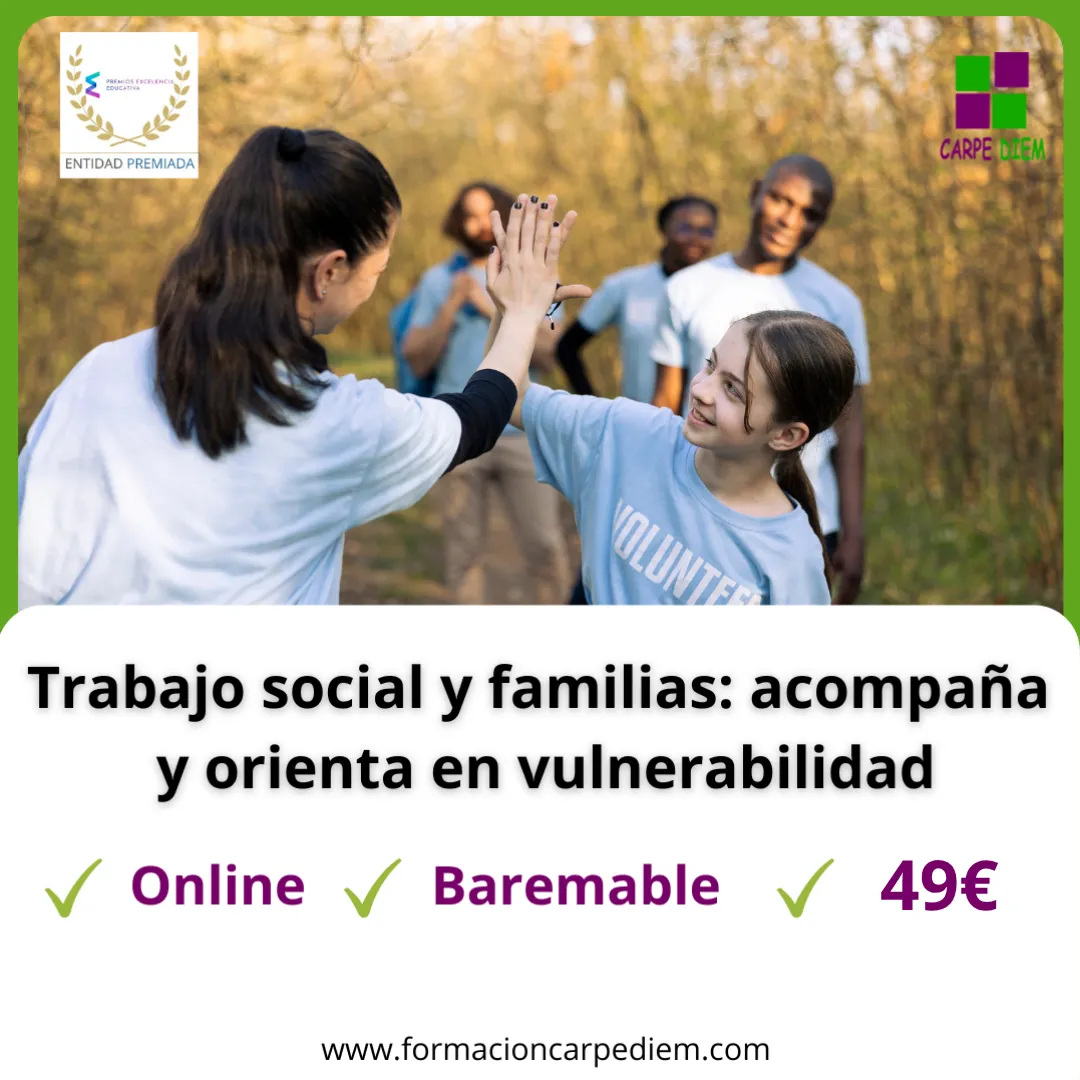 Curso Trabajo social con familias en situaciones de vulnerabilidad