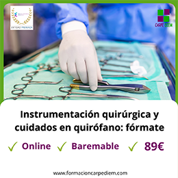 Curso Instrumentación quirúrgica y cuidados en quirófanos