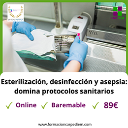 Curso Esterilización, desinfección y asepsia en centros sanitarios
