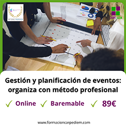 Curso Gestión y planificación de eventos
