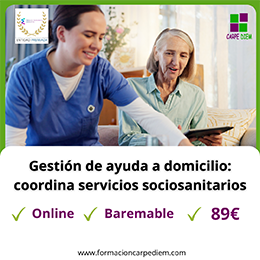 Curso Gestión de ayuda a domicilio