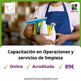 Curso Operaciones y servicios de limpieza