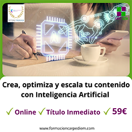 Curso Inteligencia Artificial Aplicada al Marketing y Creación de Contenidos