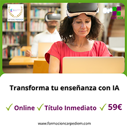 Curso Inteligencia Artificial aplicada a la innovación educativa