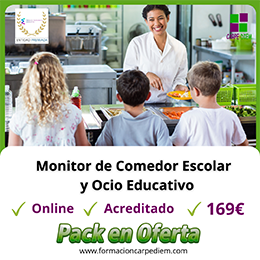 Monitor de Comedor Escolar y Ocio Educativo Pack