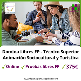 Pruebas Libres FP - Técnico Superior Animación Sociocultural y Turística