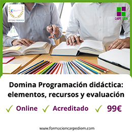 Curso Programación didáctica: elementos, recursos y evaluación