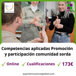 Promoción y participación de la comunidad sorda Cualificación Profesional