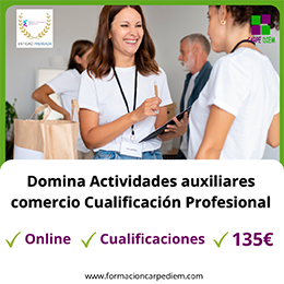 Actividades auxiliares de comercio Cualificación Profesional