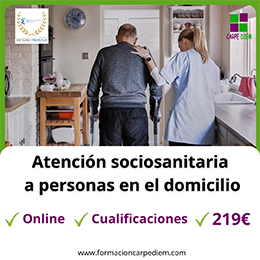 Atención sociosanitaria a personas en situación de dependencia y/o con discapacidad en el domicilio - Cualificación Profesional
