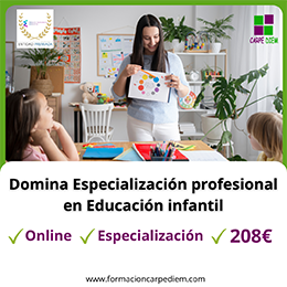 Especialización profesional en Educación infantil