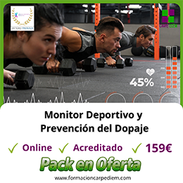 Monitor Deportivo y Prevención del Dopaje Pack