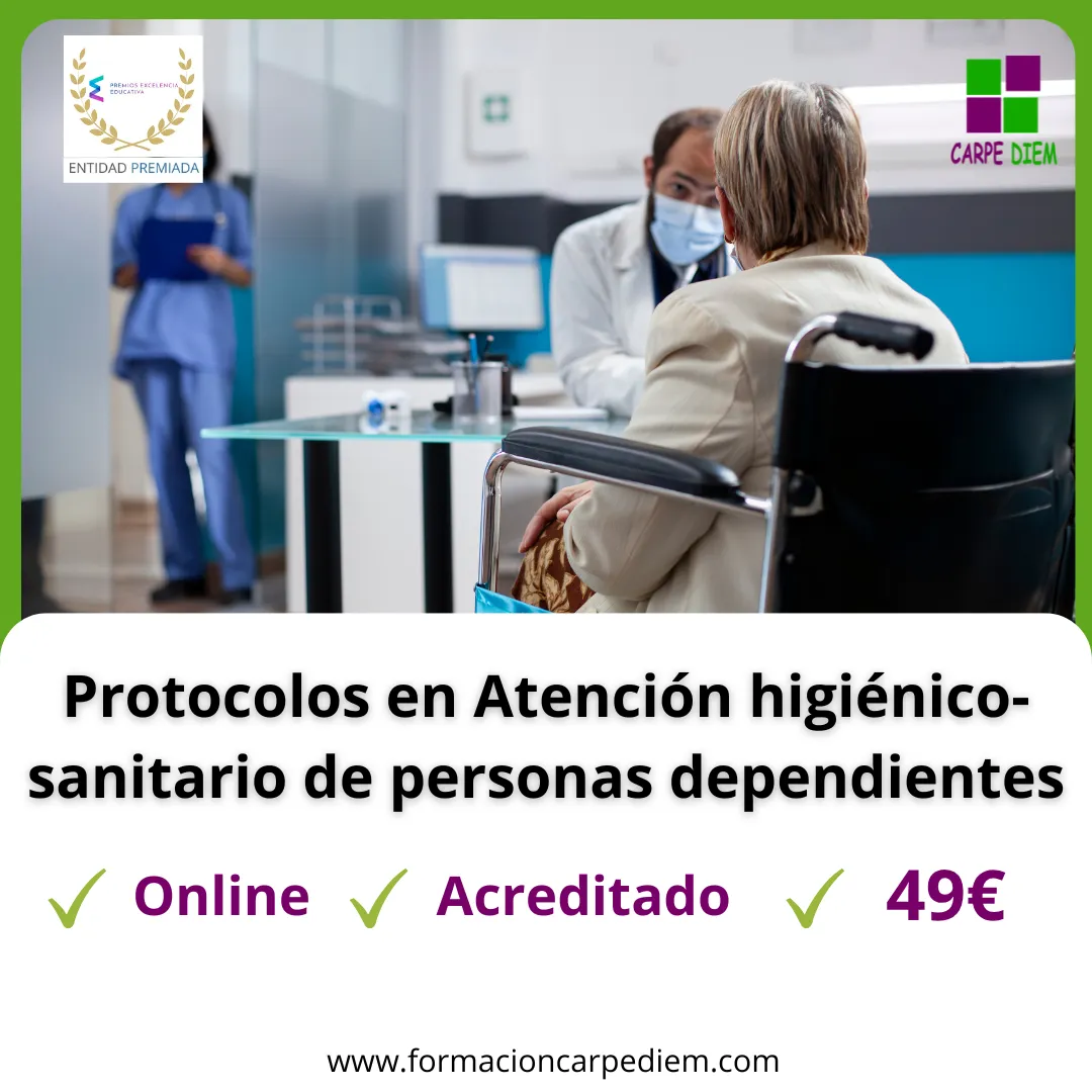 Curso Atención higiénico-sanitario de las personas dependientes