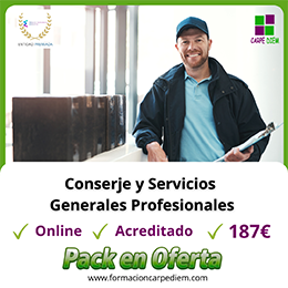Conserje y Servicios Generales Profesional Pack