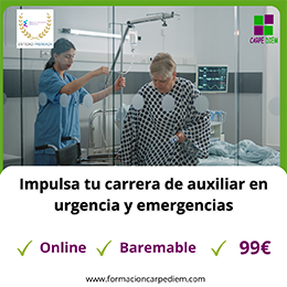 Curso Cuidados auxiliares de enfermería en urgencias y emergencias