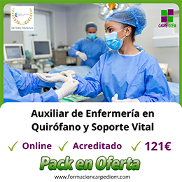 Auxiliar de Enfermería en Quirófano y Soporte Vital Pack