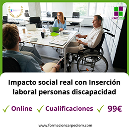 Inserción laboral de personas con discapacidad Cualificación Profesional