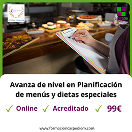 Curso Planificación de menús y dietas especiales