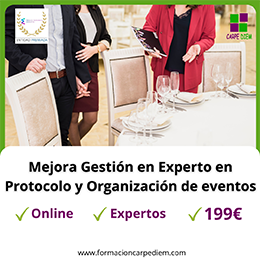 Experto en Protocolo y Organización de Eventos