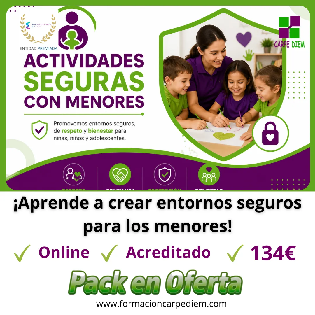 Actividades seguras con menores Pack