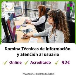 Curso Técnicas de información y atención al usuario
