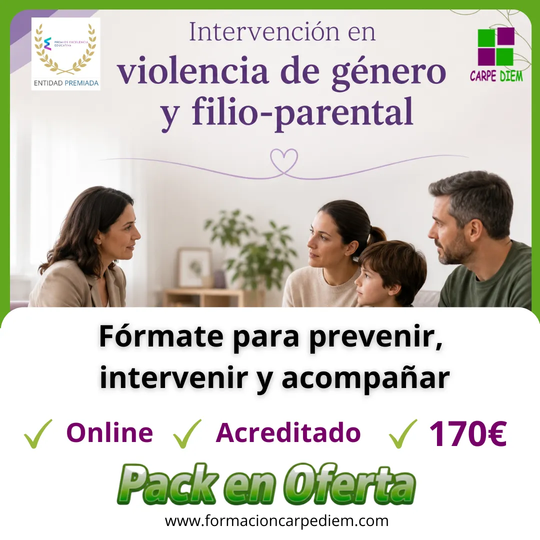 Intervención en Violencia de Género y Filio-Parental Pack