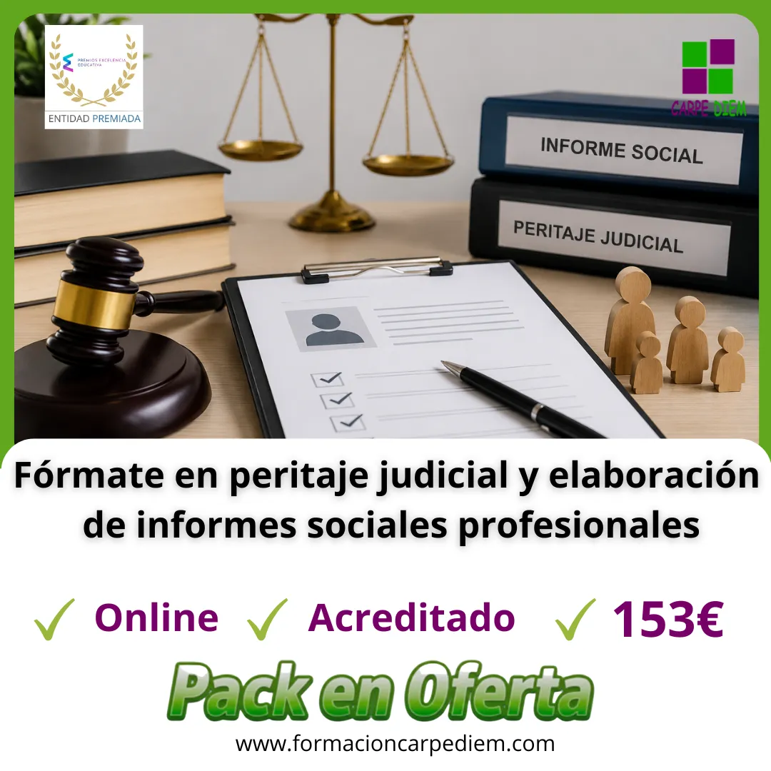 Peritaje Judicial y Elaboración de Informes Sociales Pack
